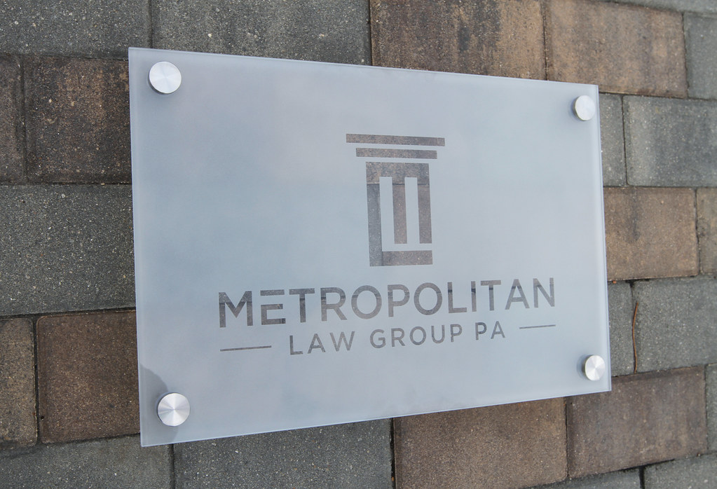 12" x 18" x 1/4" thick Frosted glass panel with logo left Clear finish Includes (4) stainless steel stand offs for drywall installation