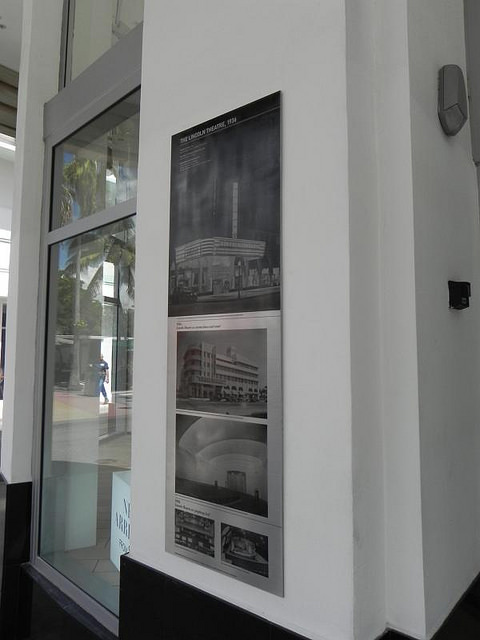 Historic Plaque mounted to the Lincoln Theatre.