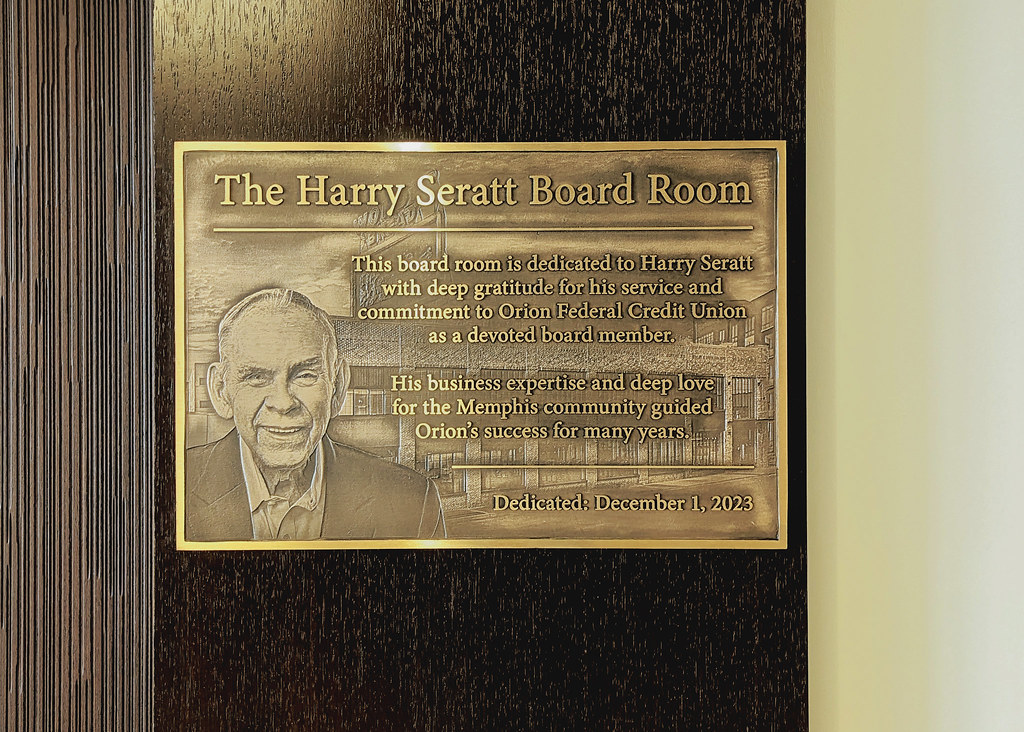 16"h x 24"w Bronze Plaque with Full coverage Image Cast Photo Relief and Overlayed Text Blind Mounting for indoor use