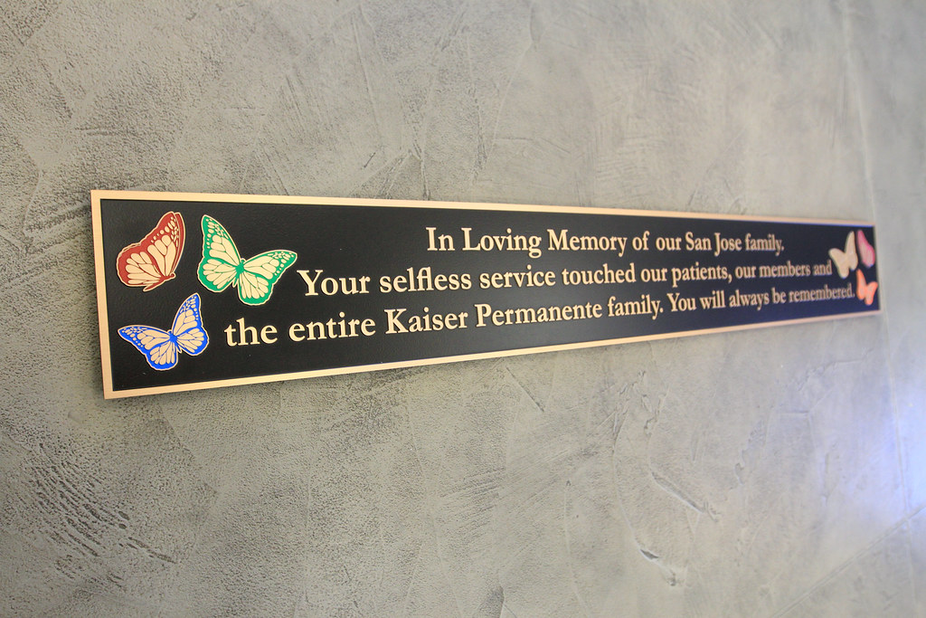 60''x8'' Cast Bronze with Multicolor Paint Fill Graphics Font Garamond Bold Additional colors to butterflies: Magenta 2410 Red 2793 Blue 3000 Spring Green 3555 Yellow Brilliant Gold 6371 Orange 2119 Purple 2287 Metallic Gold 2756 Yellow 2000