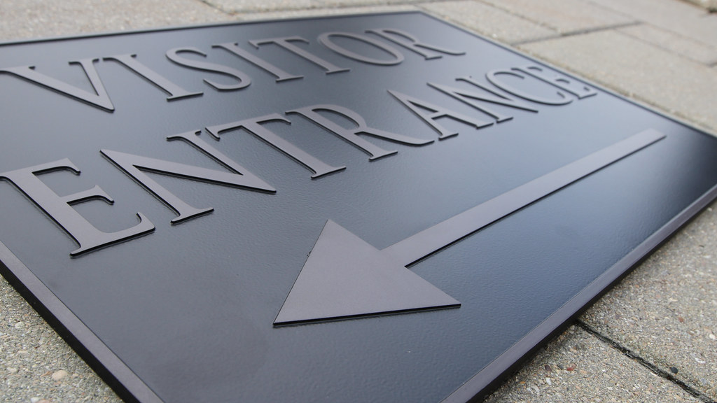 Bronze plaque with Oxidized finish