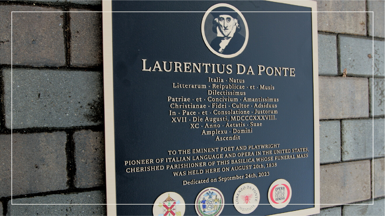 Example bronze memorial plaque with UV color image.