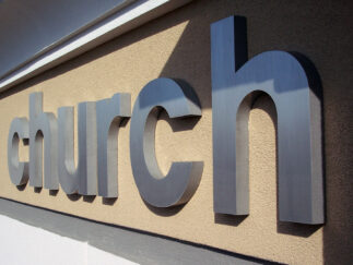 churchcastaluminumletter