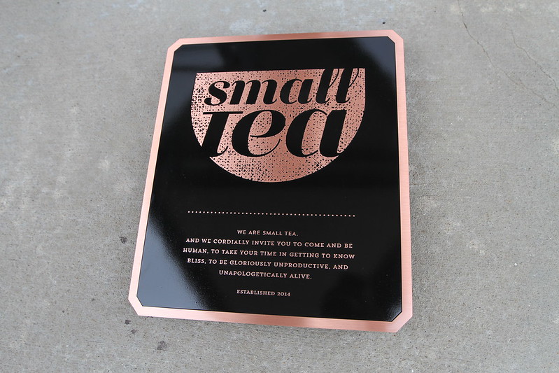 Copper plaques signs