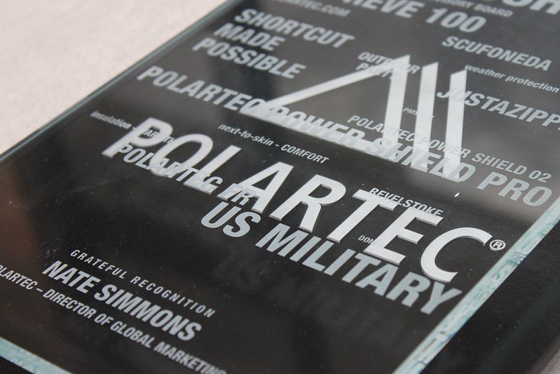 Corporate award plaque