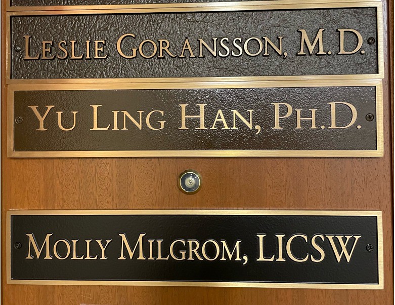 Doctor Office Bronze Name Plaque