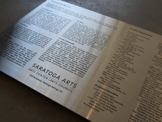 Etched Stainless Steel Plaque