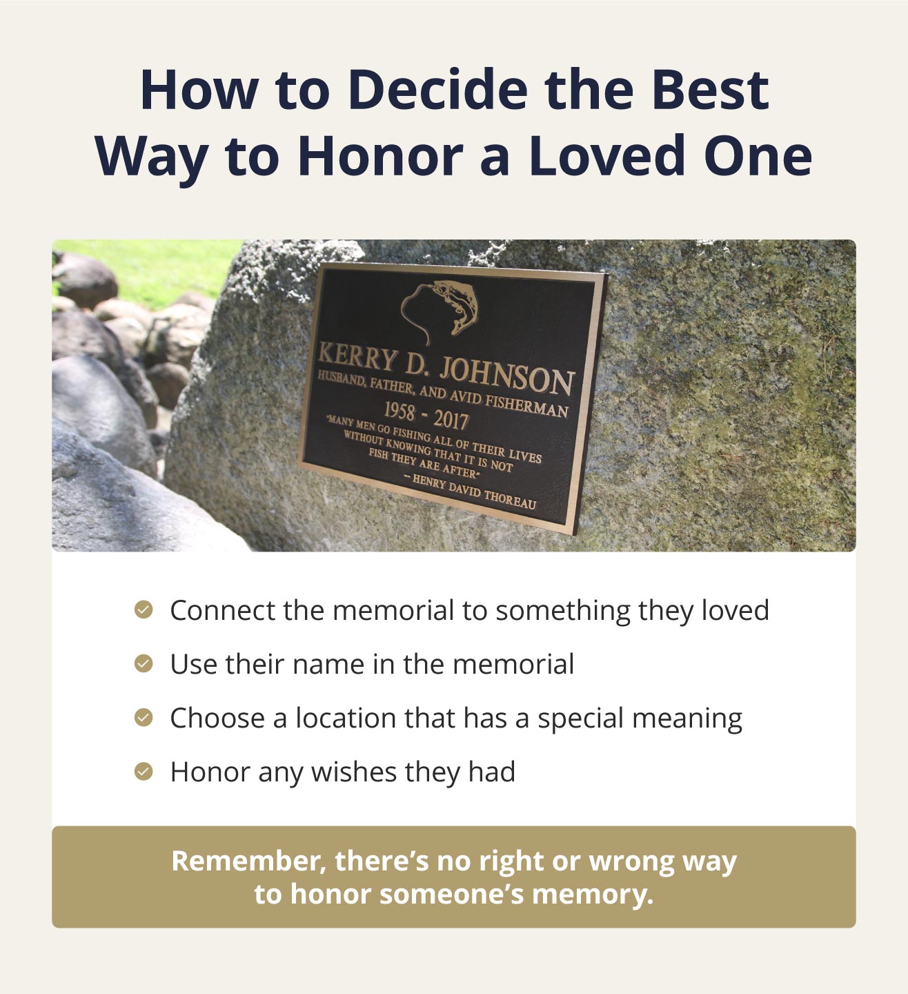 The best ways to honor a loved one.