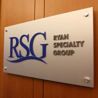 Panel signs for individual companies in business park