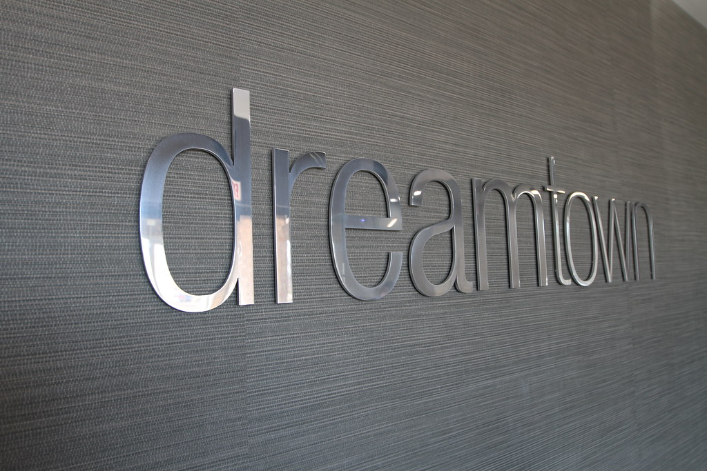 Polished Aluminum Lettering (custom logo font)