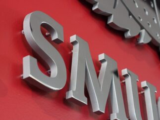 Polished Stainless Steel Letters  1/2 inch thick  Custom font