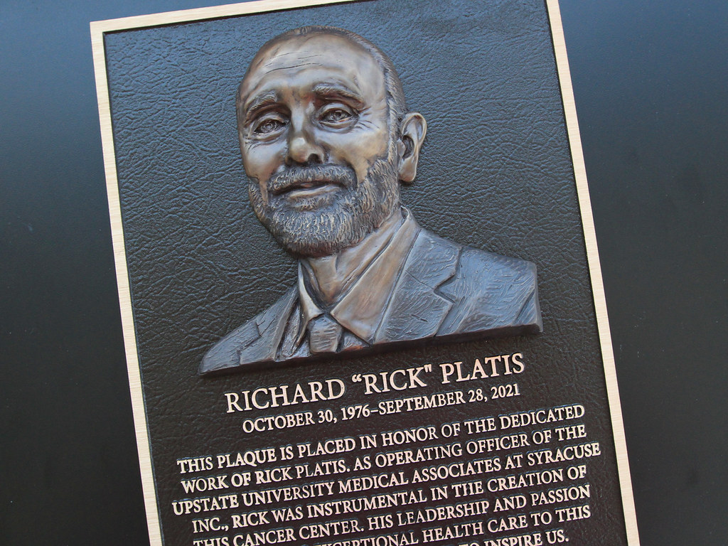 University Medical Associates Bronze Bas Relief dedication plaque